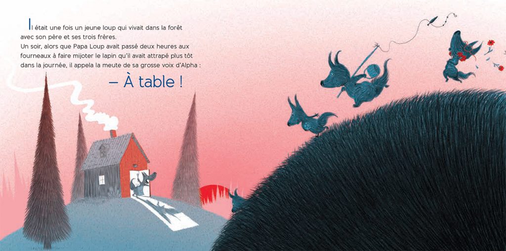 le loup qui préférait les carottes - texte Aurélie Valognes - illustrations e Philippe Jalbert