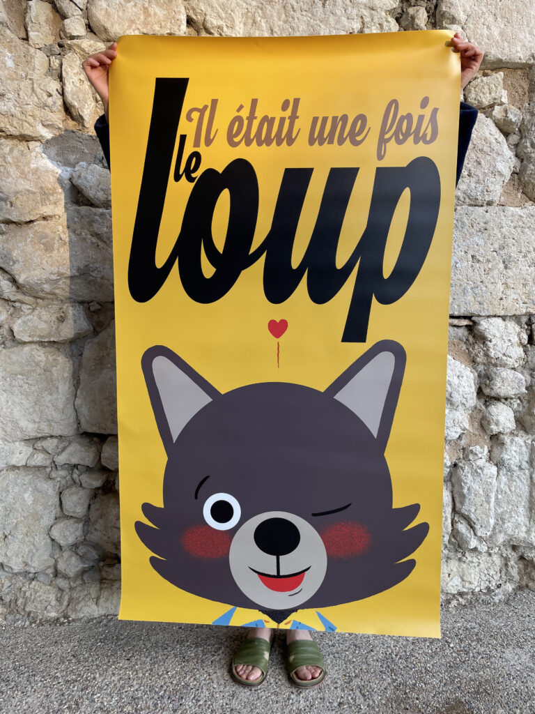 affiche Le loup exposition interactive pour les bébés et enfants de maternelle